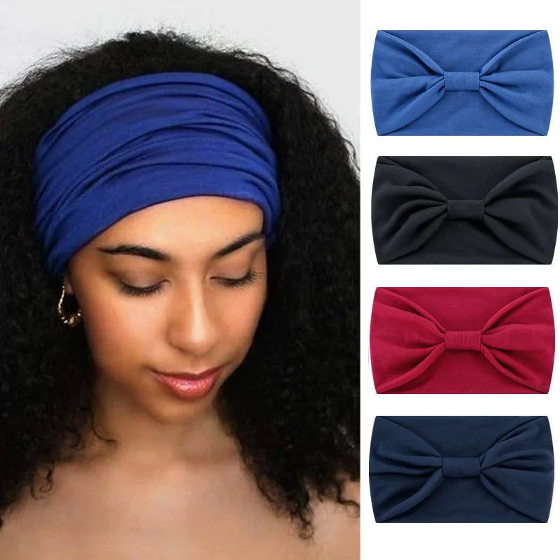 Wide Headband for Women - Yoga, Spa, Bath, and Makeup Hairband - Cosmetic & Face Wash Accessory